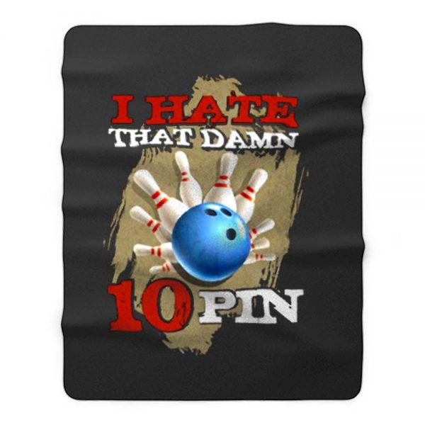 Bowling Birthday Fleece Blanket