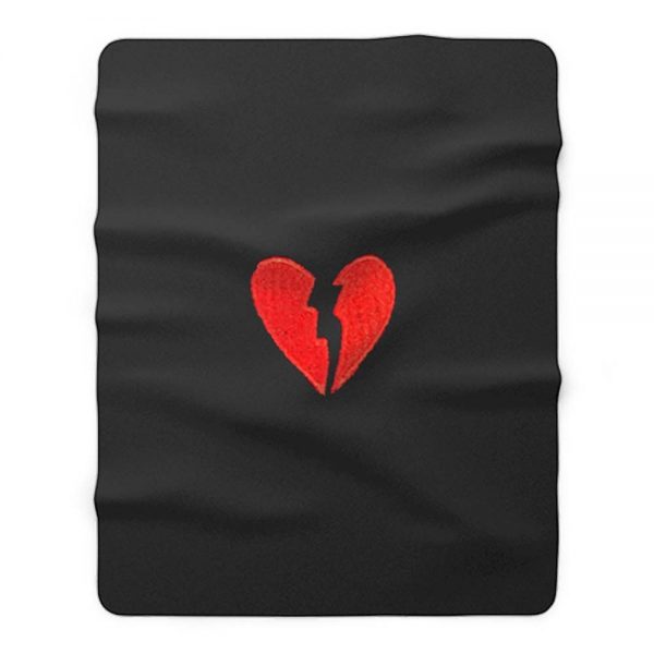 Broken Heart Fleece Blanket