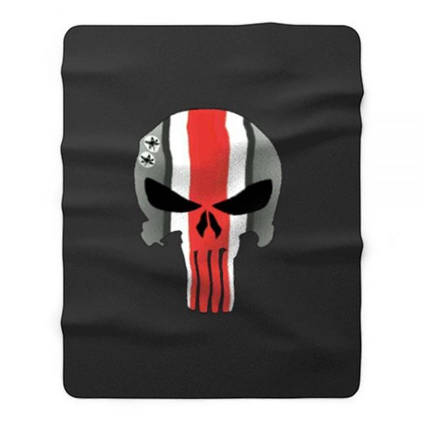 Buckeyes Punisher Fleece Blanket