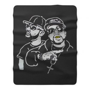 Bun B Feat Pimp C Fleece Blanket