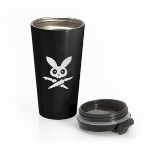 Bunny Skull Stainless Steel Travel Mug