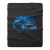 Burning Eagle Harley Davidson Fleece Blanket