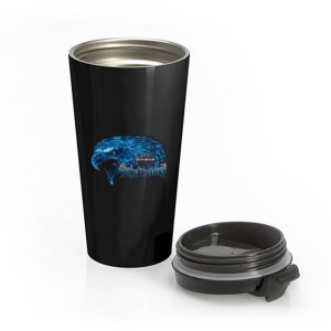 Burning Eagle Harley Davidson Stainless Steel Travel Mug