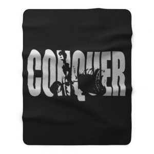 CONQUER Deadlift Bodybuilding Fleece Blanket