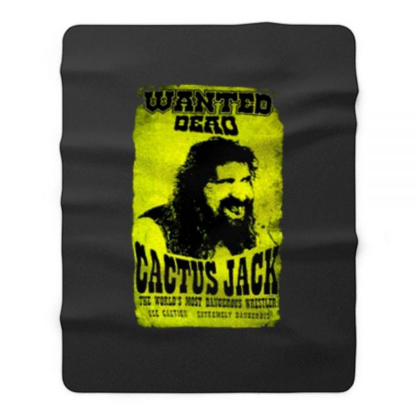 Cactus Jack Mick Foley Fleece Blanket