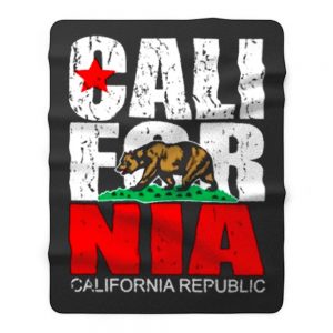 California Republic state Bear Flag Vintage Fleece Blanket