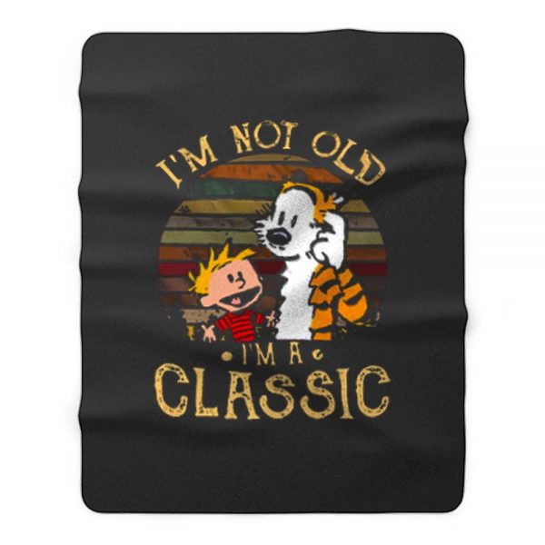 Calvin And Hobbes Fleece Blanket