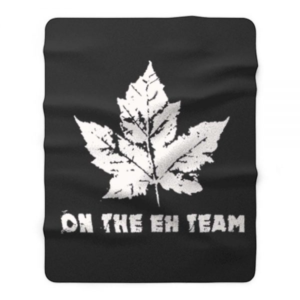 Canadian Pride Maple Leaf Fleece Blanket