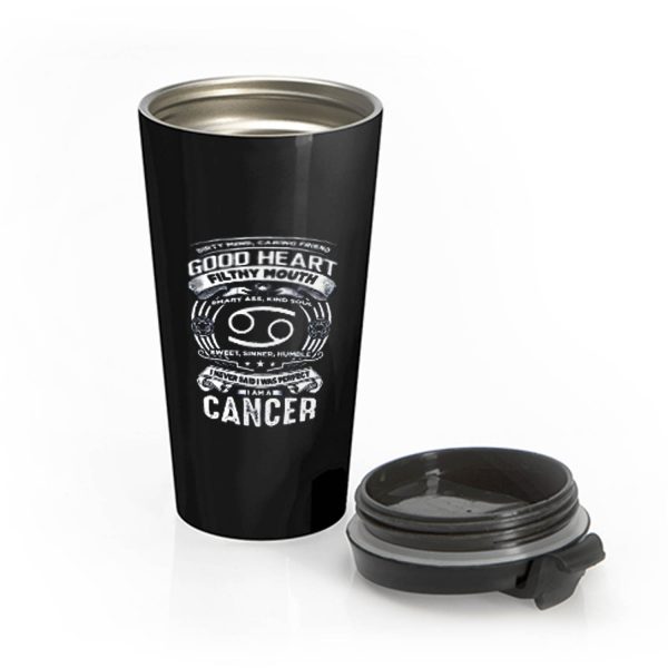 Cancer Good Heart Filthy Mount Stainless Steel Travel Mug