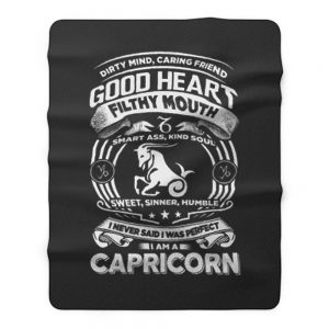 Capricorn Good Heart Filthy Mount Fleece Blanket