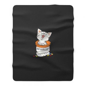 Capsule Cat Funny Kitten Fleece Blanket