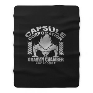 Capsule Corp Gravity Chamber Fleece Blanket