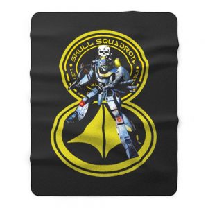 Cartoon Classic Robotech Skull Leader VF 1S Fleece Blanket