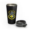 Cartoon Classic Robotech Skull Leader VF 1S Stainless Steel Travel Mug