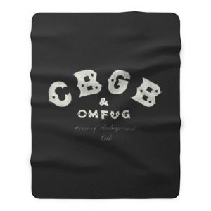 Cbgb Omfug Fleece Blanket