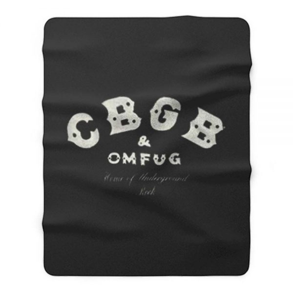 Cbgb Omfug Fleece Blanket