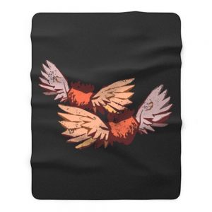 Celeste Strawberry Fleece Blanket