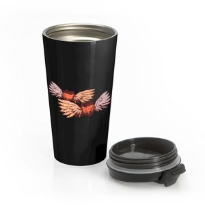 Celeste Strawberry Stainless Steel Travel Mug