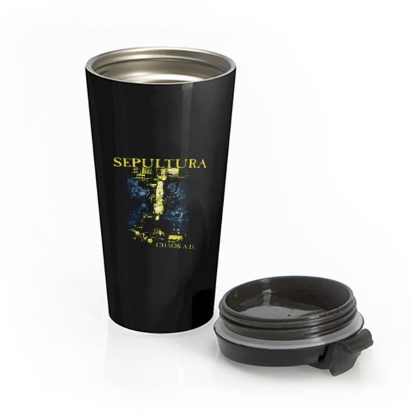 Chaos Ad Sepultura Stainless Steel Travel Mug