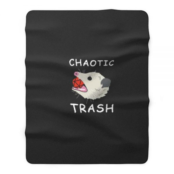 Chaotic Trash Fleece Blanket