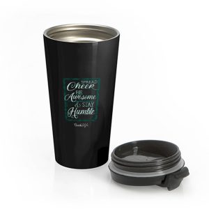 Cherished Girl Womens Spread Cheer Stay Humble Stainless Steel Travel Mug