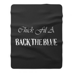 Chick Fil A Back The Blue Fleece Blanket