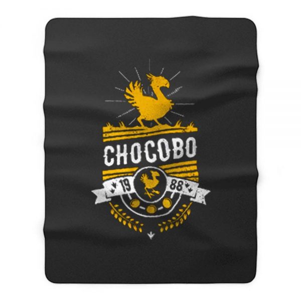 Chocobo 1988 Fleece Blanket