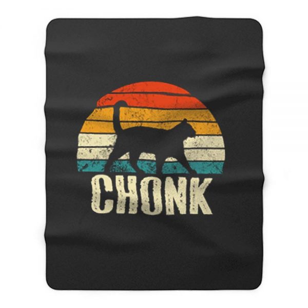 Chonk Cat Fleece Blanket