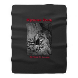 Christian Death Rozz Williams Deathrock Fleece Blanket