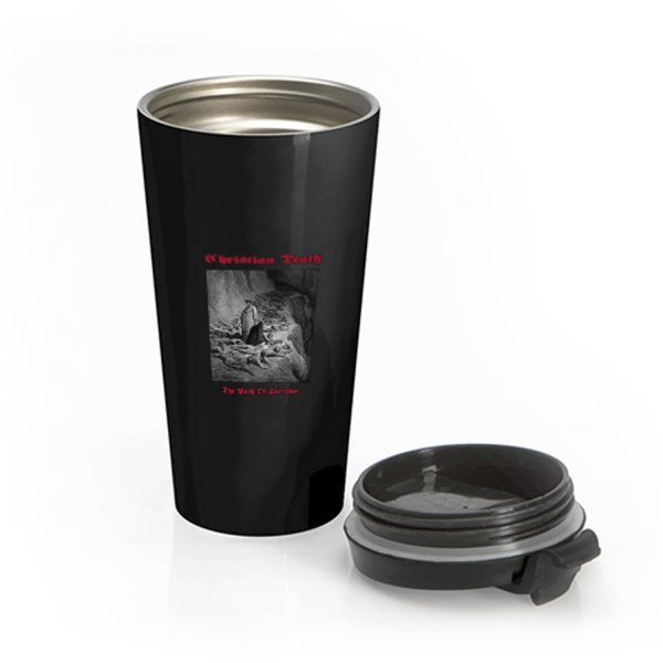 Christian Death Rozz Williams Deathrock Stainless Steel Travel Mug