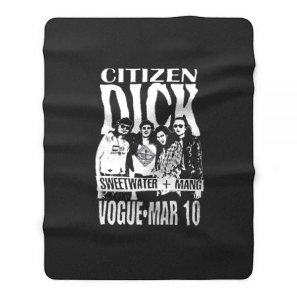 Citizen Dick Band Fleece Blanket