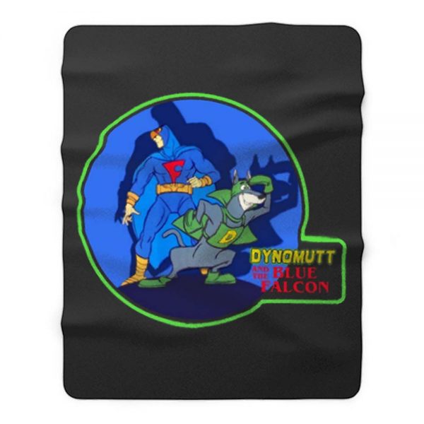 Classic Dynomutt Blue Falcon Fleece Blanket