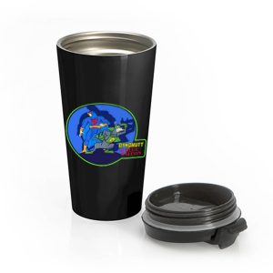 Classic Dynomutt Blue Falcon Stainless Steel Travel Mug