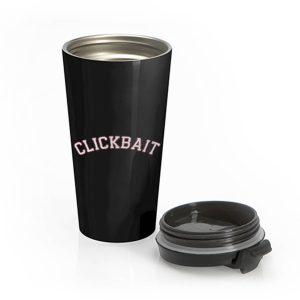 Clickbait Stainless Steel Travel Mug