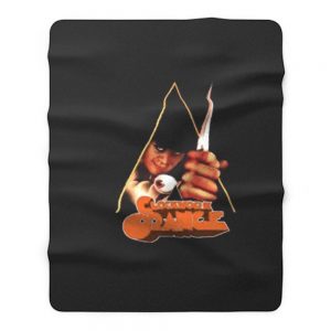 Clockwork Orange Horror Retro Fleece Blanket