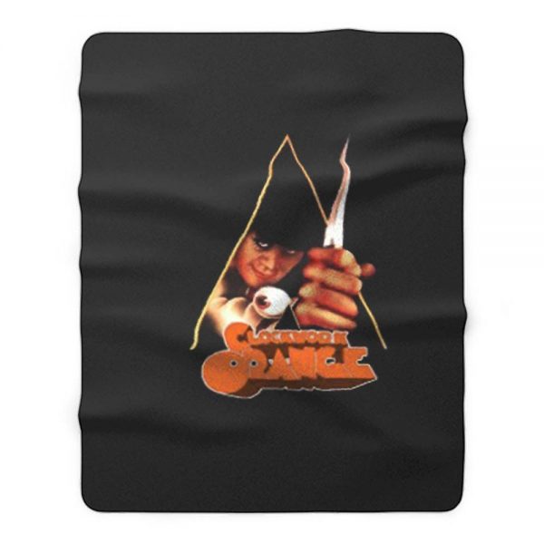 Clockwork Orange Horror Retro Fleece Blanket