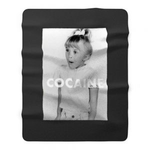 Cocaine Drug High Funny Fleece Blanket