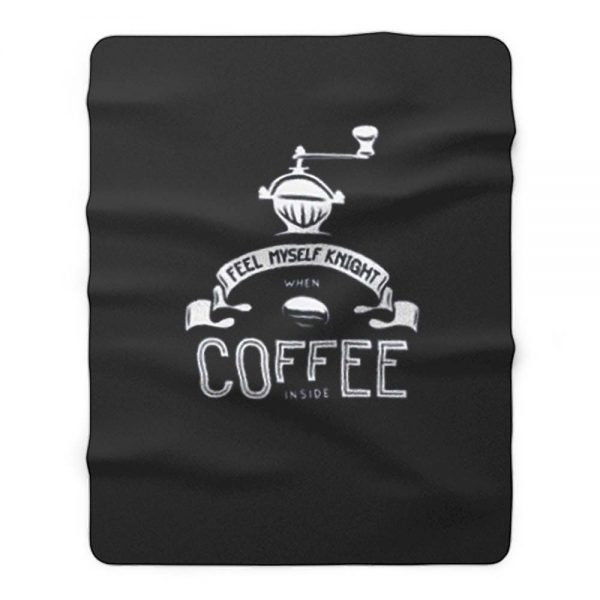 Coffee Knight Fleece Blanket