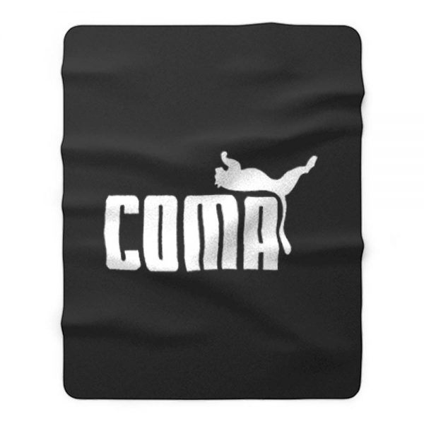 Coma Parody Hipster Fleece Blanket