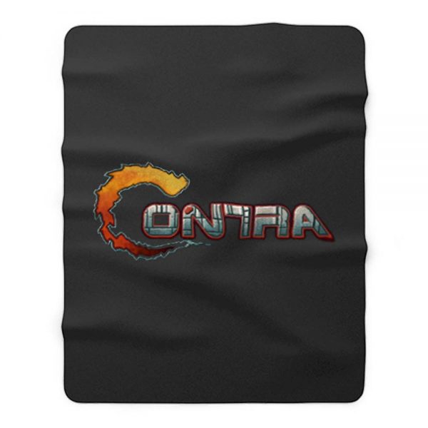 Contra Retro Old School NES Fleece Blanket