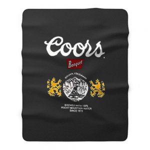 Coors Bonquet Beer Fleece Blanket