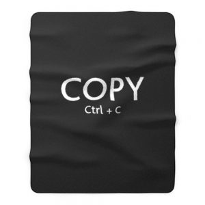 Copy Ctrl C Fleece Blanket