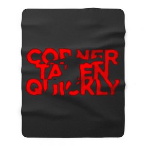 Corner Taken Quickly Football Spirit Fleece Blanket