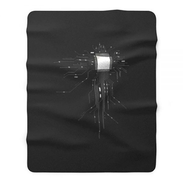 Cpu Geek Gamers Fleece Blanket