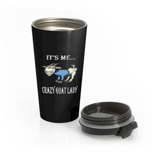 Crazy Goat Lady Stainless Steel Travel Mug