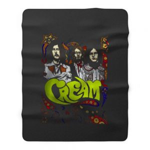 Cream Band Eric Clapton Vintage Fleece Blanket