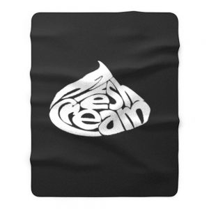 Crema Rock Band Divertente Psichedelico Fresh 60s Retro Fleece Blanket