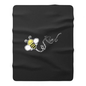 Cute Bee Fly Bee Kind Fleece Blanket