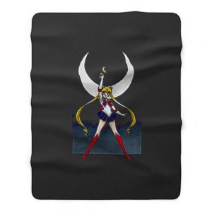 Cute Kawaii Anime Sailor Moon Fleece Blanket