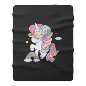 Cute Unicorn Fleece Blanket